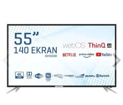 Onvo OV55500 4K Ultra HD 55'' 140 Ekran Uydu Alıcılı webOS Smart LED TV