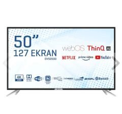 Onvo OV50500 4K Ultra HD 50'' 127 Ekran Uydu Alıcılı webOS Smart LED TV