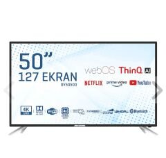 Onvo OV50500 4K Ultra HD 50'' 127 Ekran Uydu Alıcılı webOS Smart LED TV