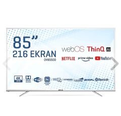Onvo OV85500 4K Ultra HD 85'' 216 Ekran Uydu Alıcılı webOS Smart LED TV