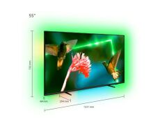 PHILIPS 55PML9507 55 inç 139 Ekran Uydu Alıcılı Android Smart 4 Taraflı Ambilight 4K Ultra HD MiniLED TV