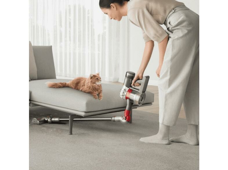 DYSON V8 Absolute Şarjlı Dikey Süpürge Gümüş