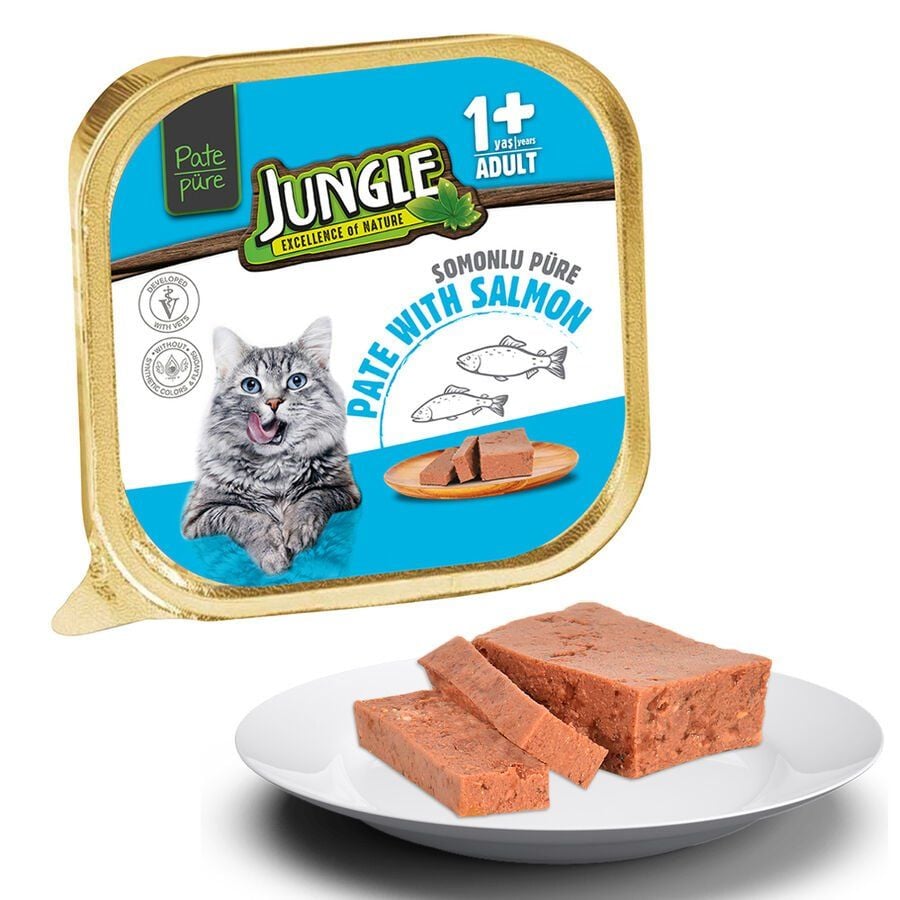 Jungle Sütlü ve Balıklı Ezme Kedi Konservesi 100gr