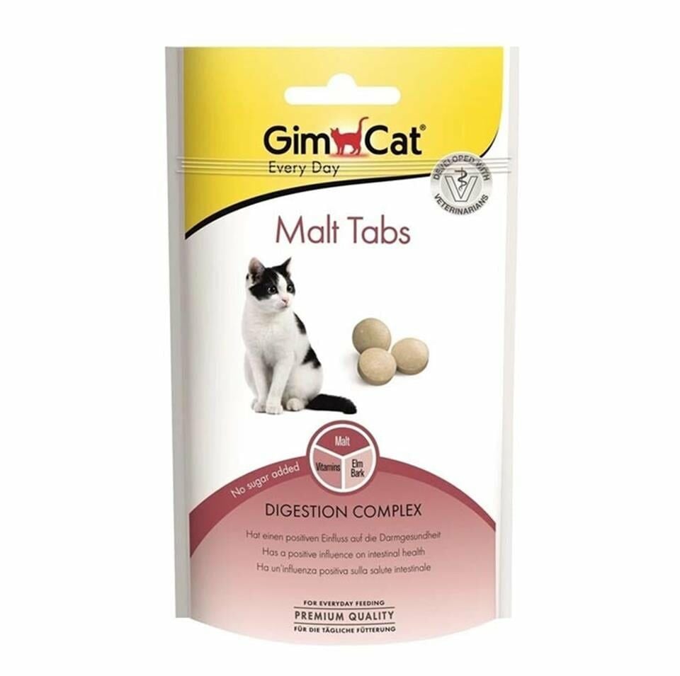 GimCat Malt Tabs Şekersiz Kedi Ödül Maması 40gr