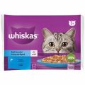 Whiskas Pouch Jöle İçinde Somonlu ve Ton Balıklı Yetişkin Kedi Konservesi 85gr (4'lü)