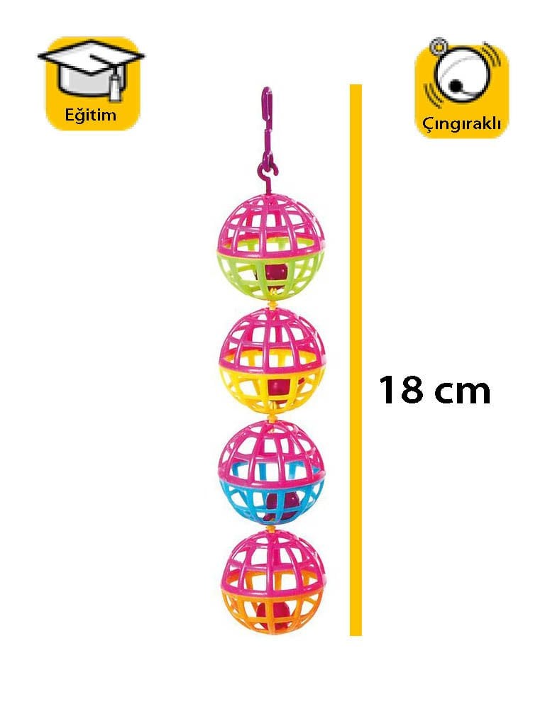 Karlıe Plastik Kuş Oyuncağı 18cm