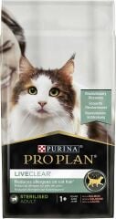 Pro Plan LiveClear Somonlu Alerjen Azaltan Kısırlaştırılmış Kedi Maması 1,4kg