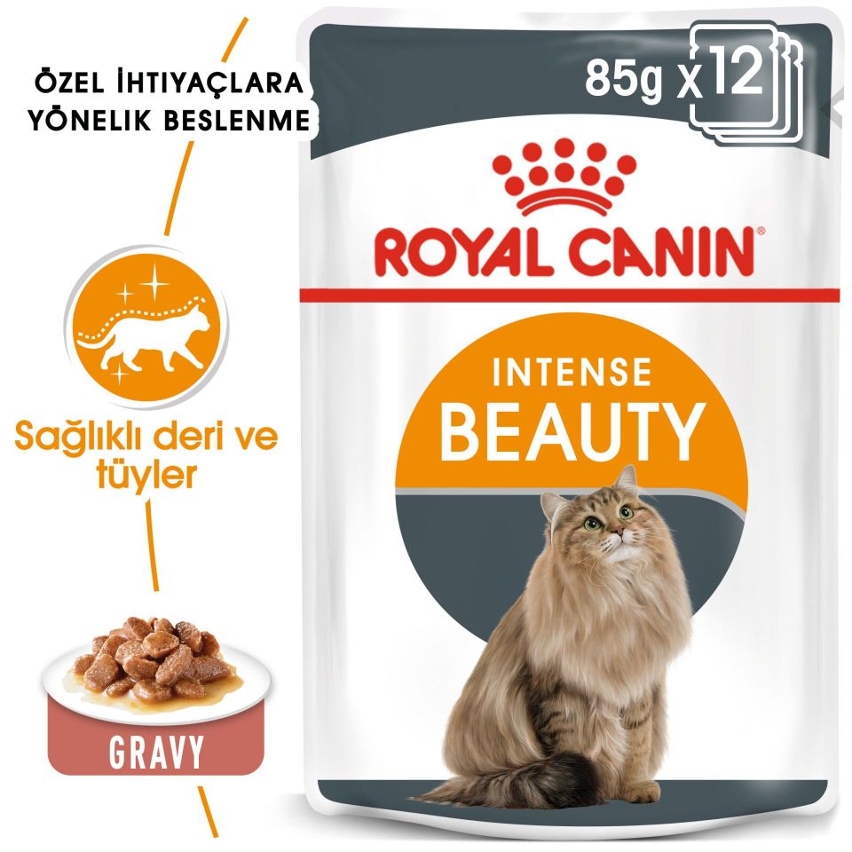 Royal Canin Intense Beauty In Gravy Kedi Konserve Maması 85 Gr