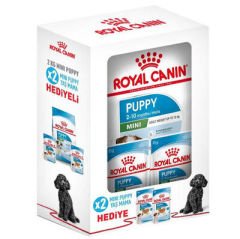 Royal Canin Box Mini Puppy Yavru Köpek Maması 2 Kg + 2 Adet Mini Puppy Yaş Mama Hediyeli