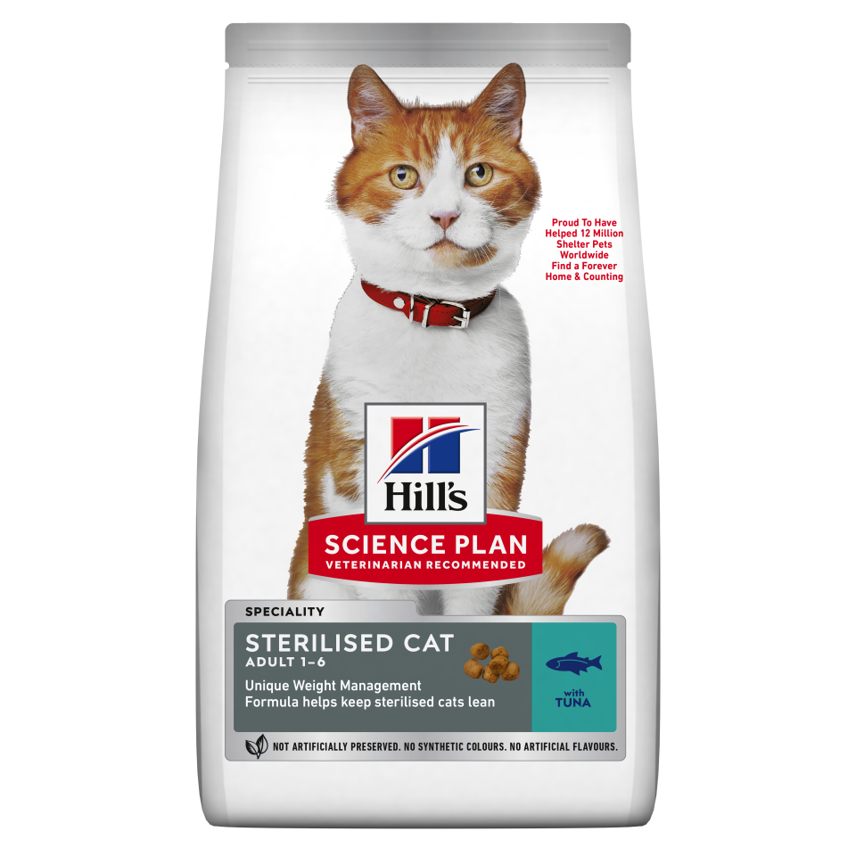 Hill's Science Plan Young Adult Sterilised Kısırlaştırılmış Tuna Balıklı Kedi Maması 1.5 Kg