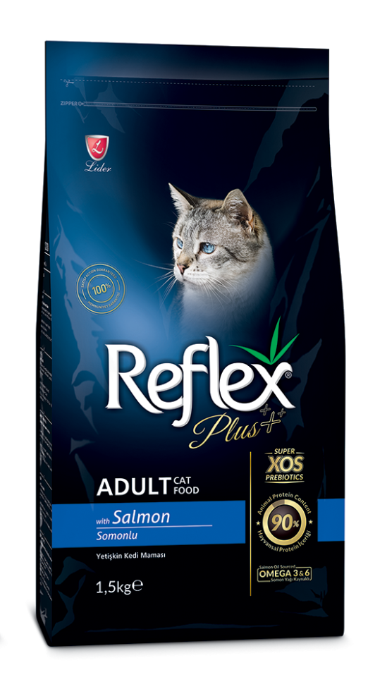 Reflex Plus Somonlu Yetişkin Kuru Kedi Maması 1,5 Kg