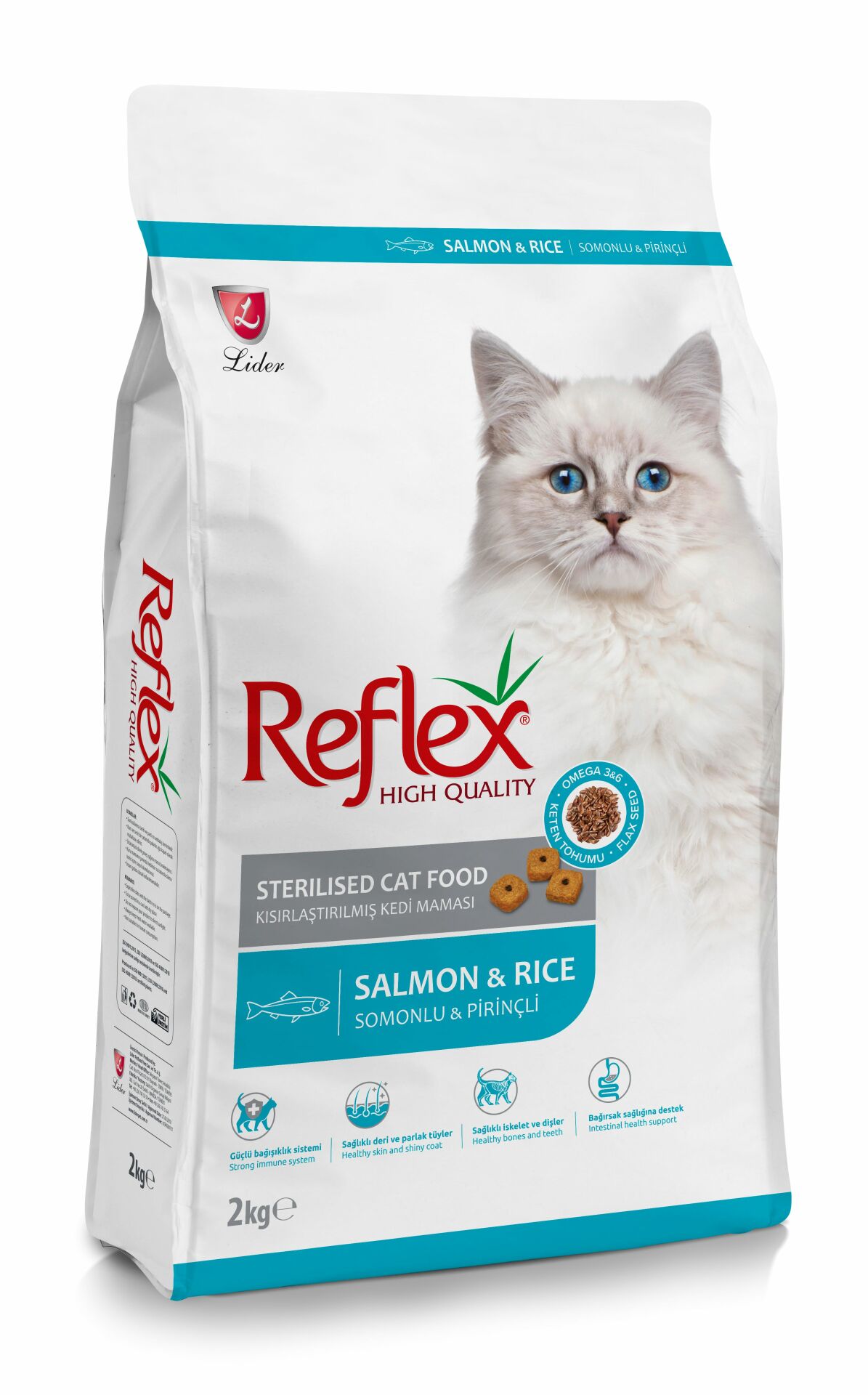 Reflex Somonlu Kısırlaştırılmış Yetişkin Kuru Kedi Maması 2 Kg