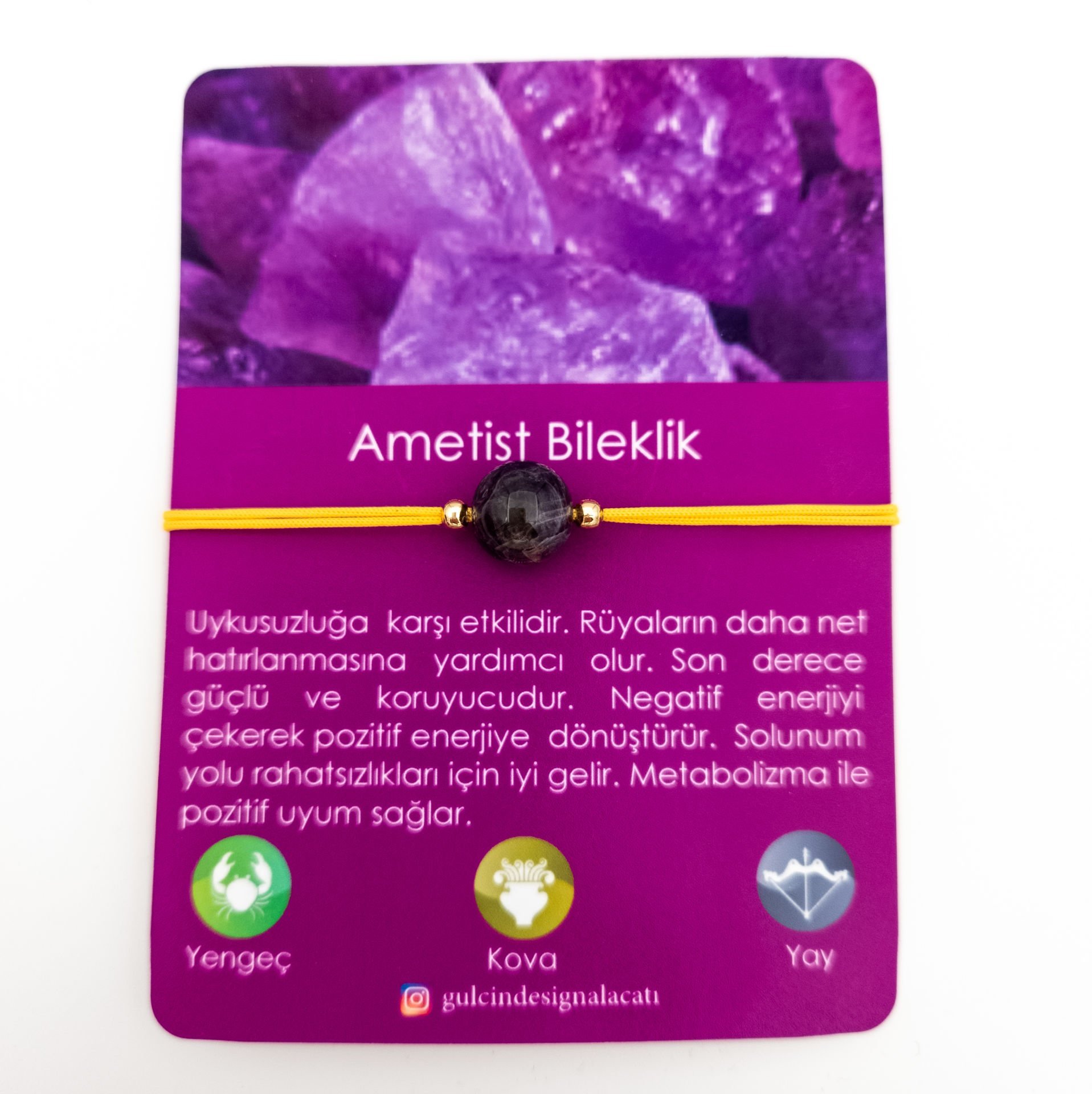 AMETİST BİLEKLİK