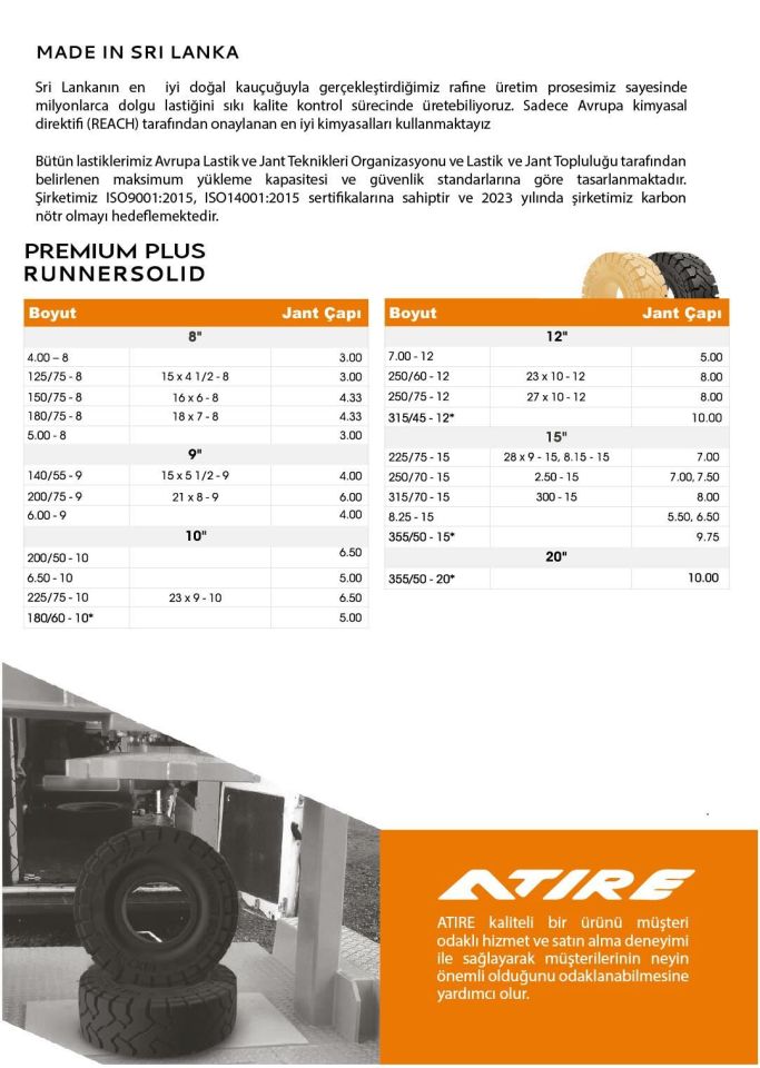 Atire Segmansız Premium Plus Siyah Runner Solid