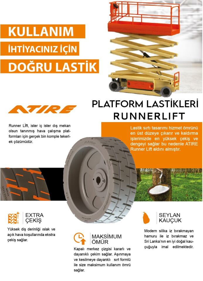 Atire Platform Lastiği Runnerlift