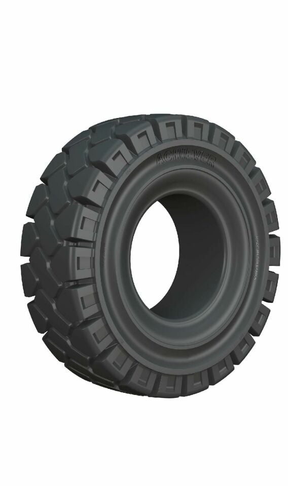 Premium Achiever Plus Black Solid Port Tire with Atire Circlip