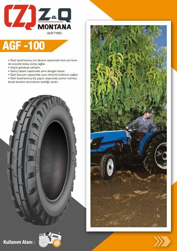 ZQ Montana - Tractor Tire Front AGF - 100