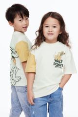 Yeni Sezon Unisex Çocuk Walt Disney Baskılı T-Shirt