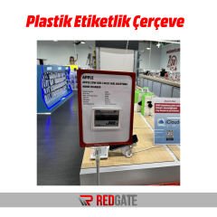 Plastik Etiketlik + Teleskopik Yaylı Çubuk