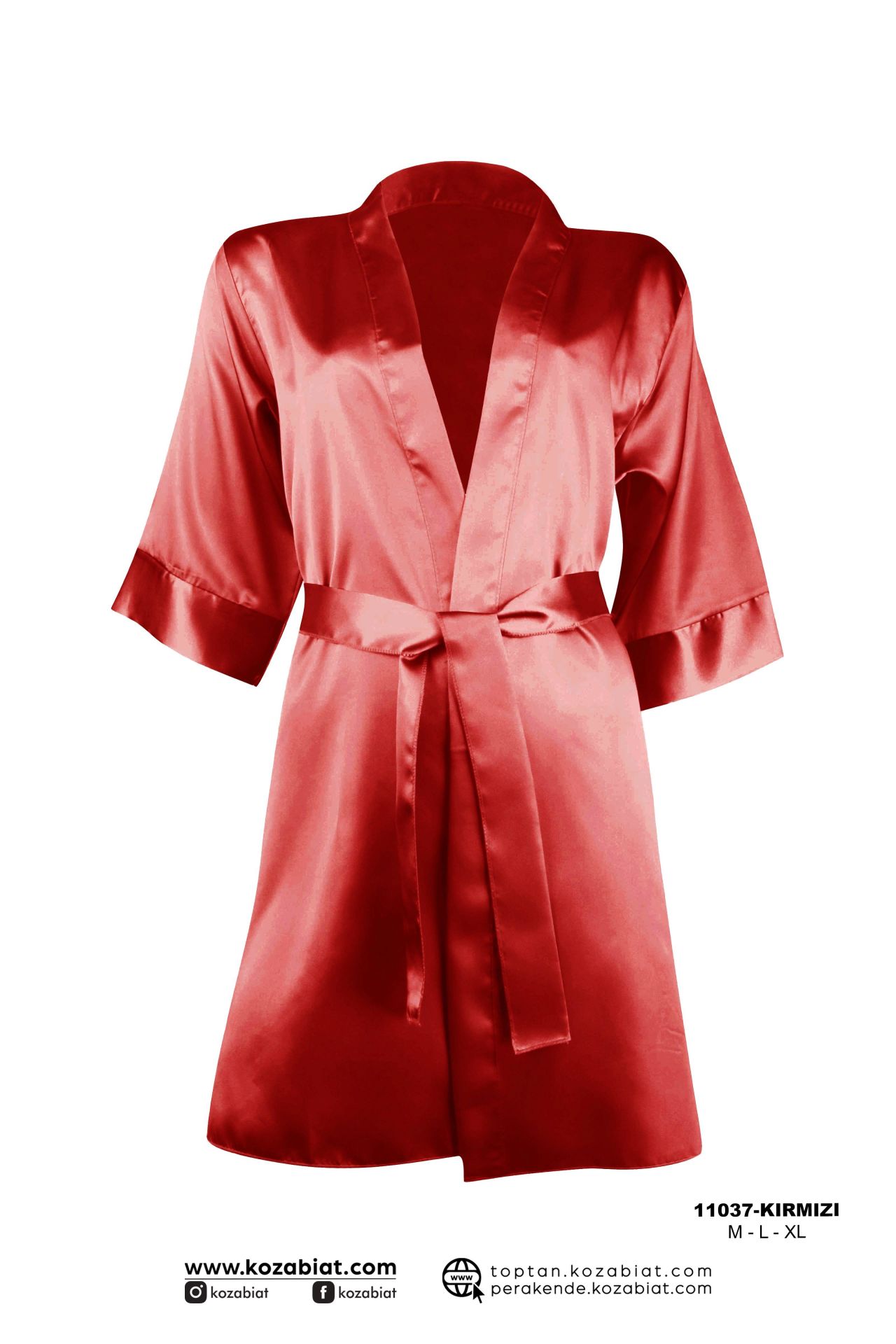 WOMEN'S SATIN - dressing gown