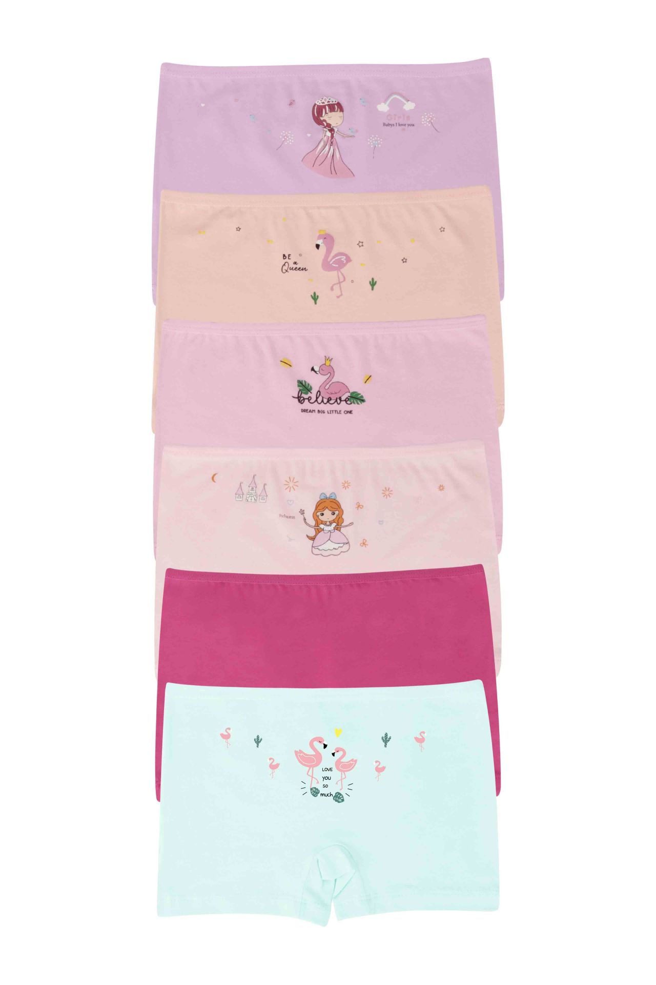 GIRL-LAUNDRY - 6 PIECE BOXER