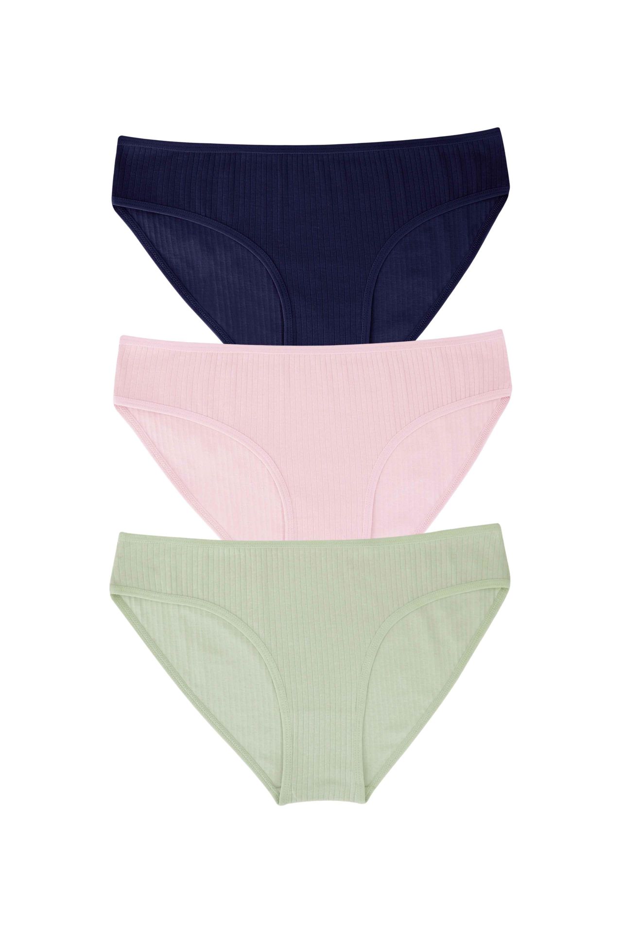 WOMEN'S COTTON - 3-PIECE BIKINI