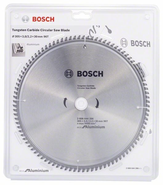 Bosch Optiline Eco 305 x 30 mm 96 Diş Alüminyum Kesme Testeresi