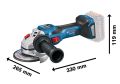 Bosch  Professional GWS 18V-15 C (Solo)