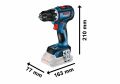 Bosch Professional GSR 18V-90 C Akülü Delme Vidalama - 06019K6006