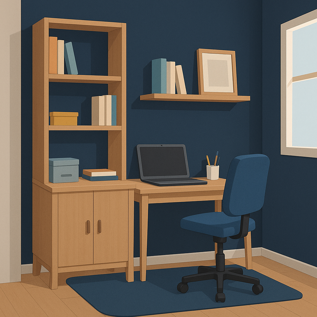 Küçük Odalar İçin Çalışma Masası Fikirleri 