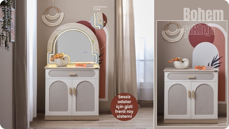 Bohem Mosso Şifonyer