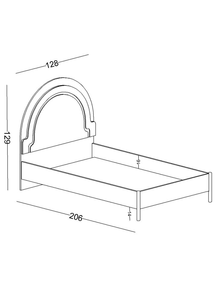 Bohem Mosso Karyola 120*200