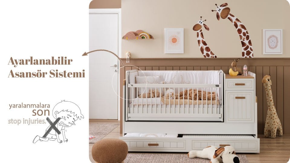 Bella Bebek Karyolası 80*130