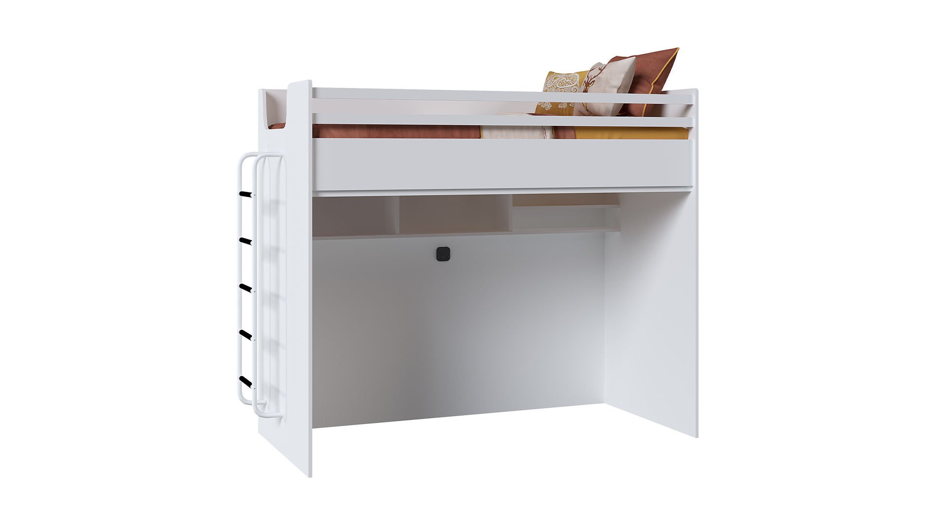 Joker Akıllı Ranza Metal Merdivenli 100*200 Beyaz