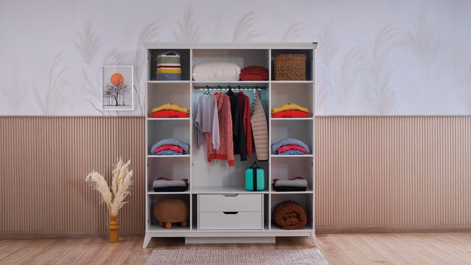 Alegra 4 Kapaklı Dolap