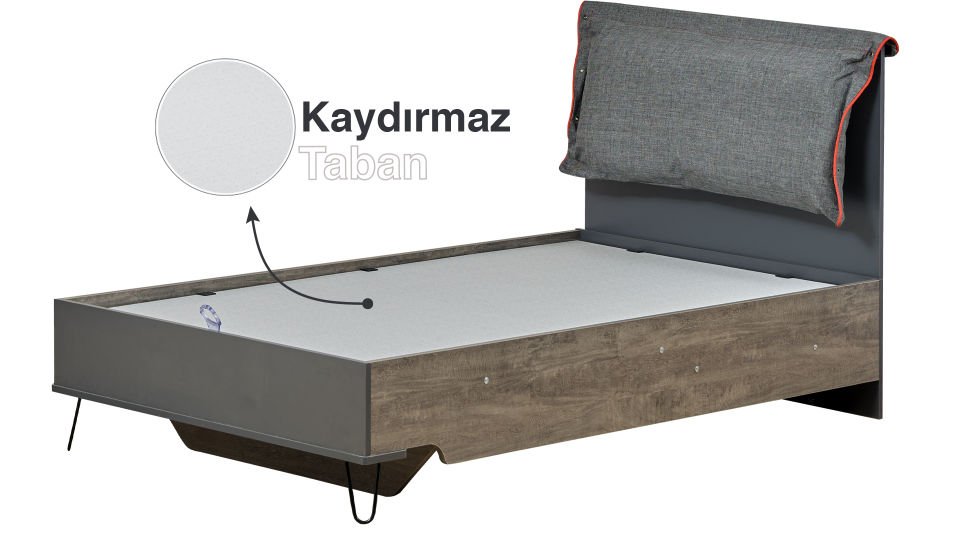 Lotus Baza 120*200 Antrasit