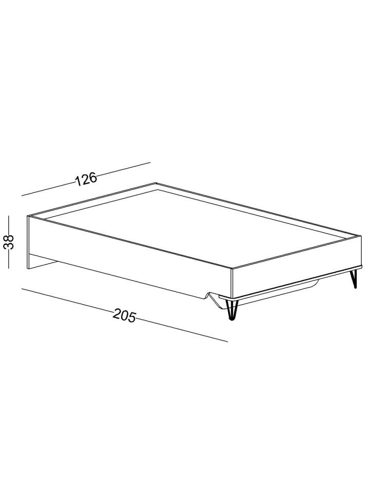 Lotus Baza 120*200 Antrasit