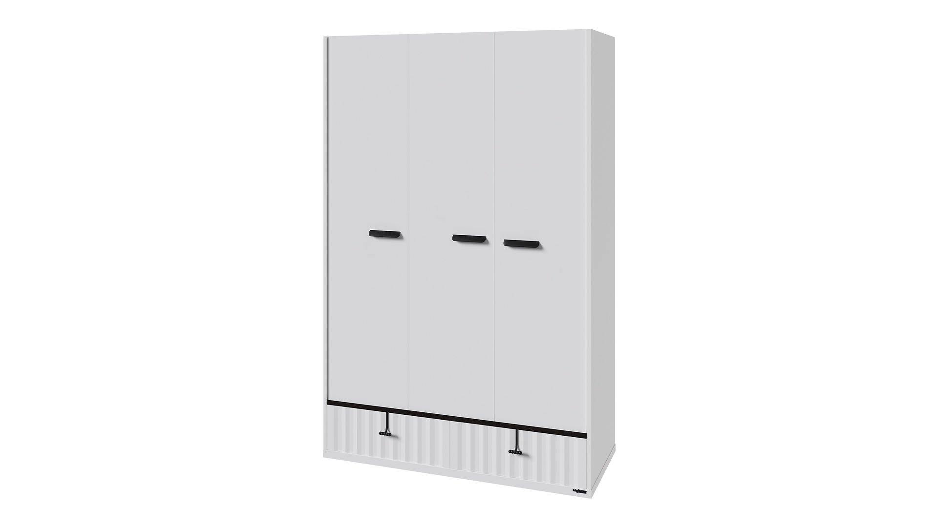 Cool 3 Lü Ahşap Kapaklı Dolap