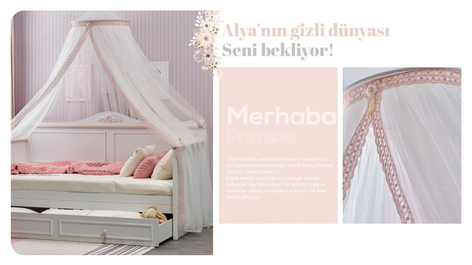 Alya Montessori 90X200 + Alt Karyola 90x190