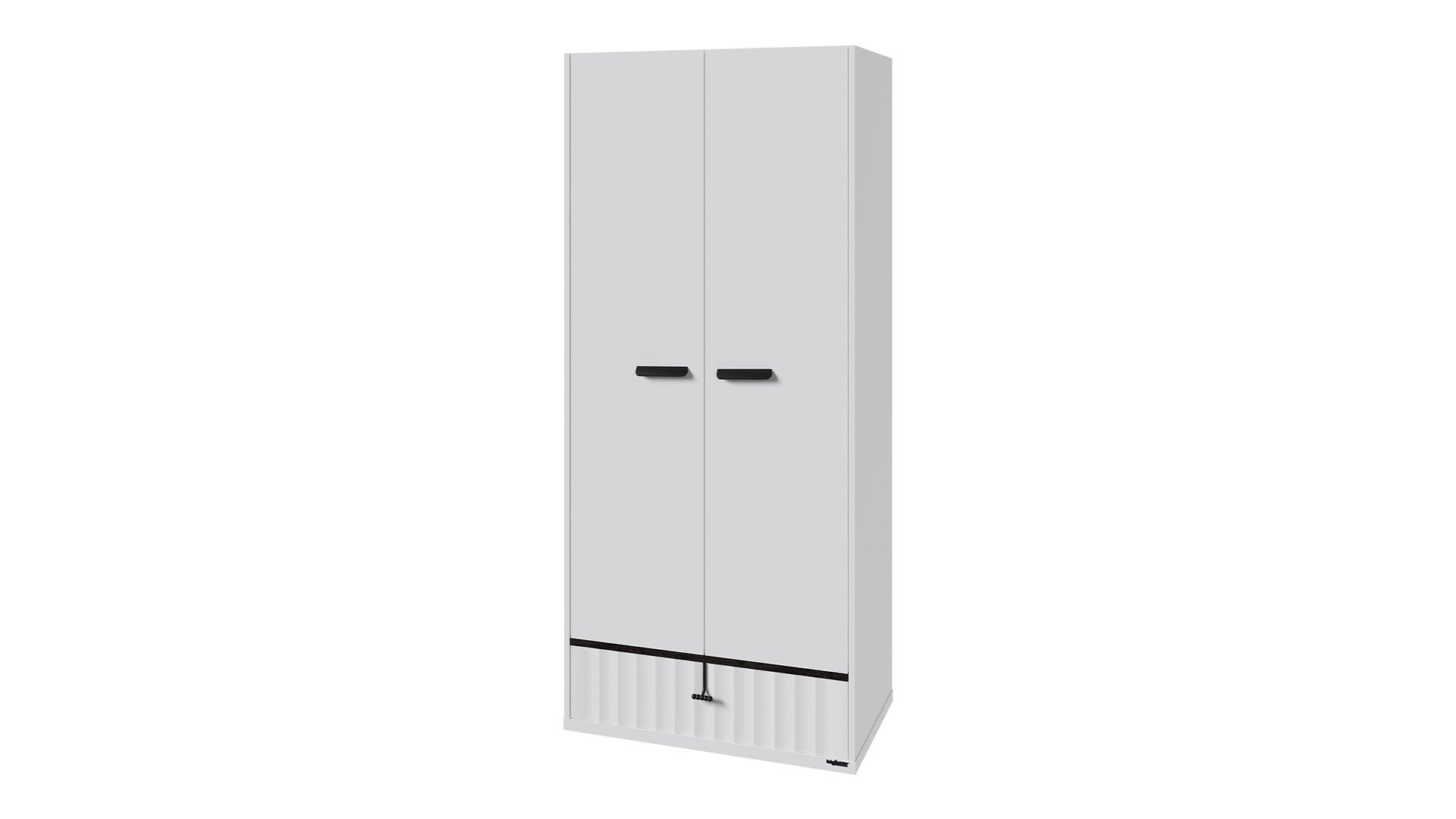 Cool 2 Li Ahşap Kapaklı Dolap