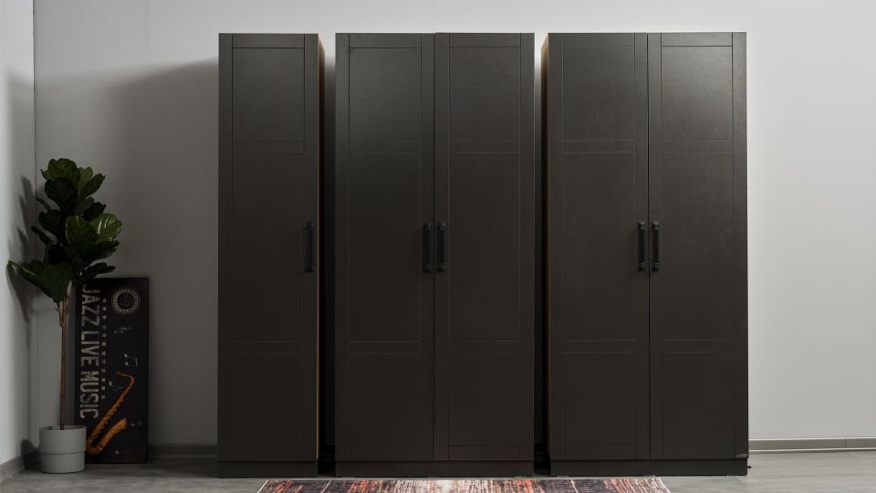 Boss Tekli Ahşap Kapaklı Dolap