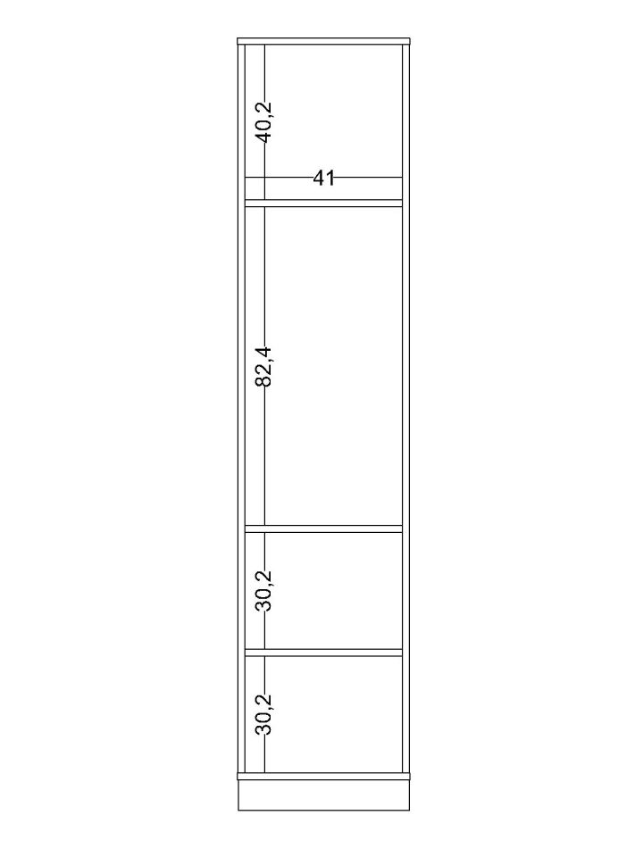 Boss Tekli Ahşap Kapaklı Dolap