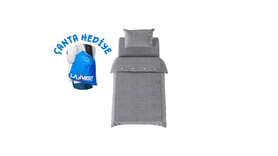 Stone Nevresim Takımı Gri
