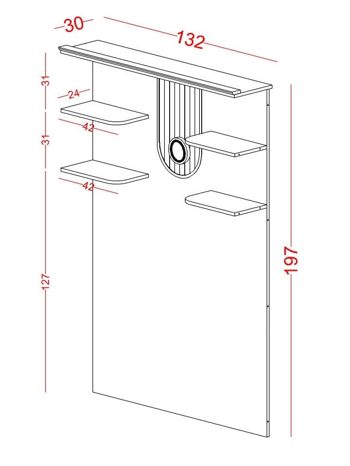 Bohemsoft 100&120'lik Arka Ünite