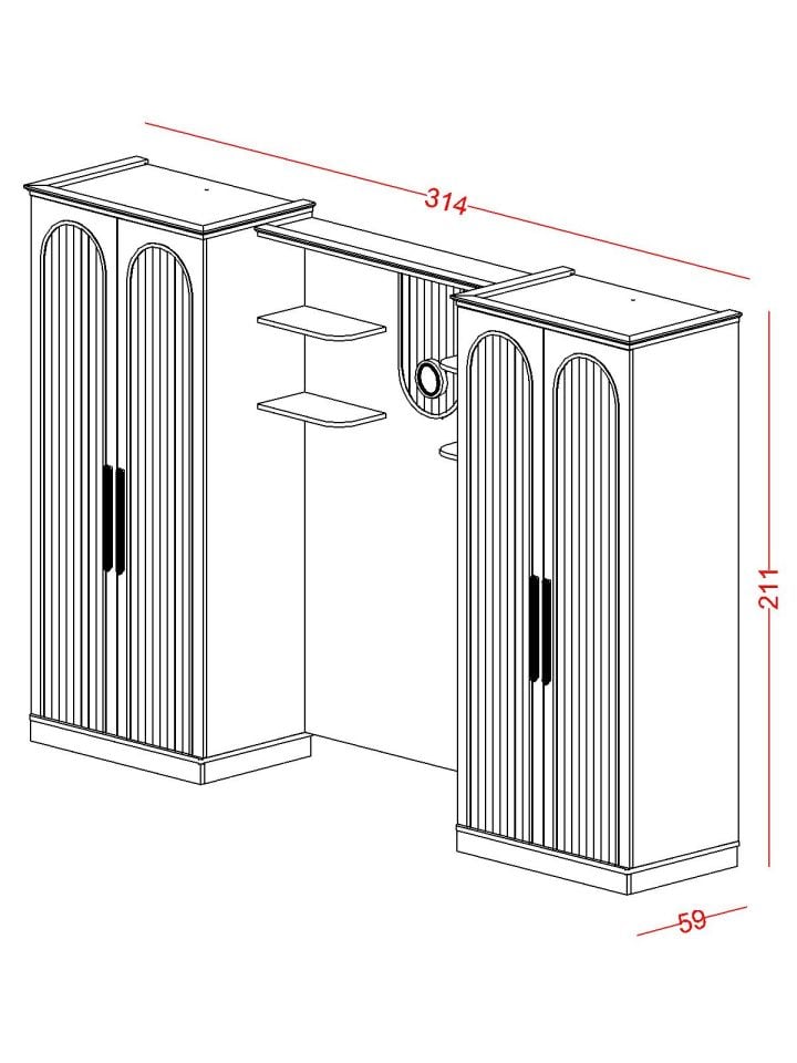 Bohemsoft 100&120'lik Arka Ünite