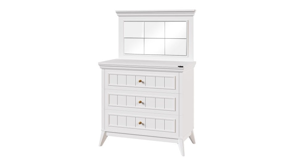 Gloria Çekmeceli Şifonyer ve Aynası