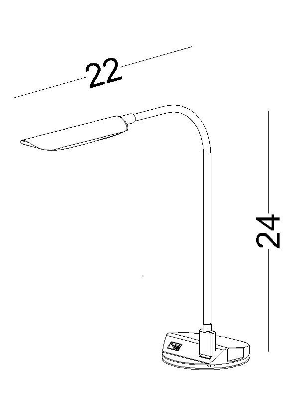 Usb Port&Led Siyah Aydınlatma Aparatı