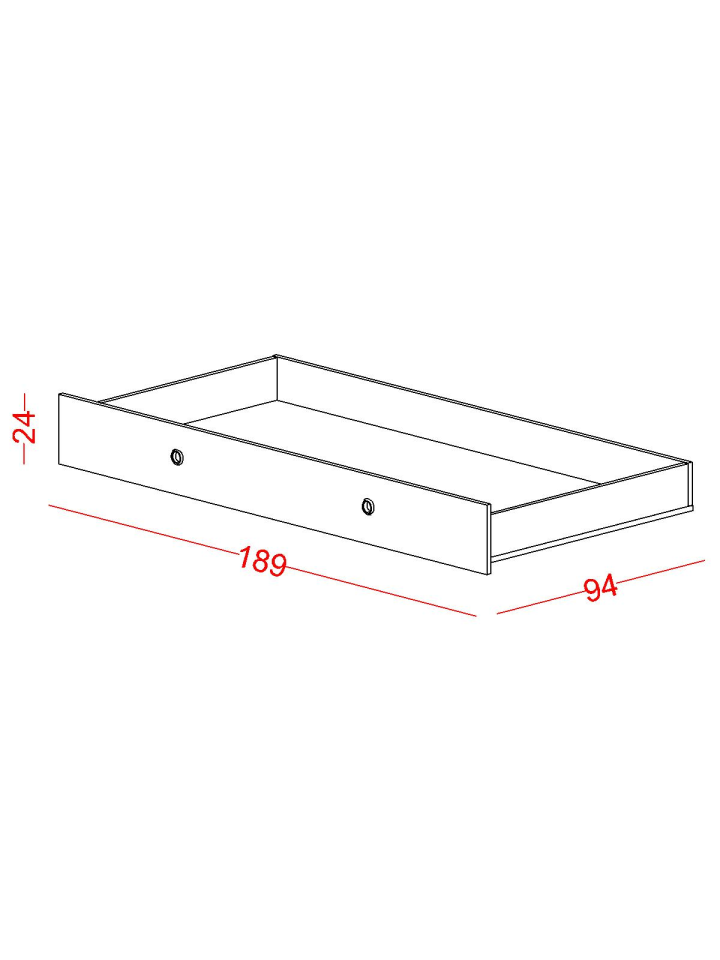 Ferro Compact Ranza Ahşap Merdivenli 90x190 Ceviz Krem