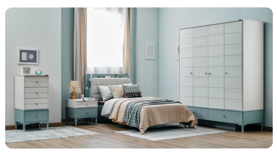 Marin 4 Kapaklı Dolap