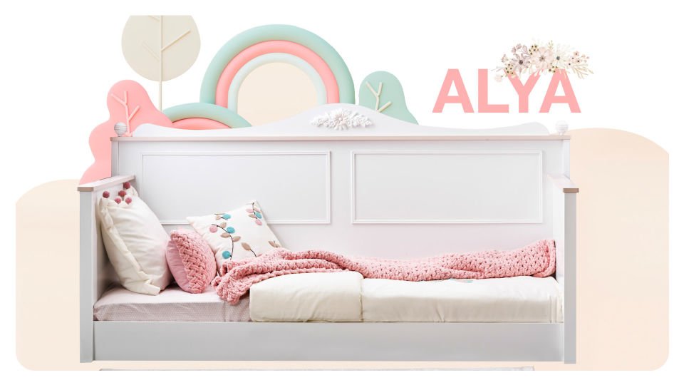 Alya Montessori 90X200 + Alt Karyola 90x190